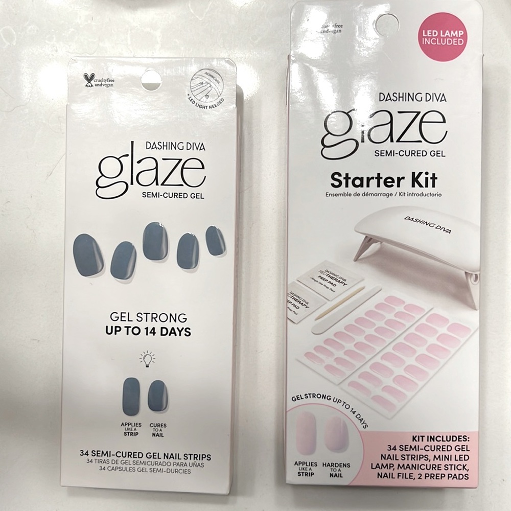Dashing Diva Glaze Semi-Cured Gel Set